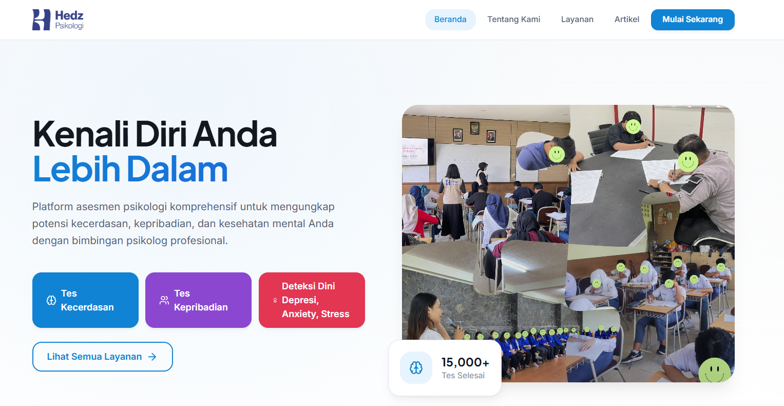 Hedz Psikologi — screenshot